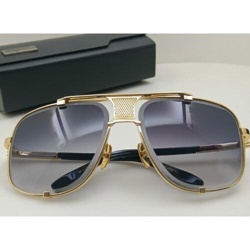 Big frame MACH Classic FIVE Sunglasses Metal Sun Glasses Women/Men Retro Sun Glasses Vintage High Quality Gafas Oculos UV400