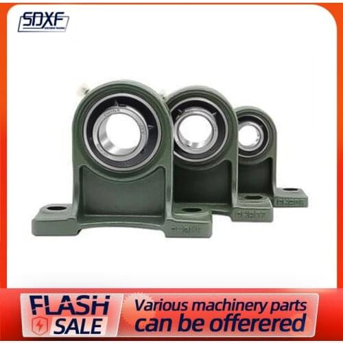 1/2/4PCS outer spherical bearing with seat UCPH 203 204 205 206 207 208 209 210 211 212