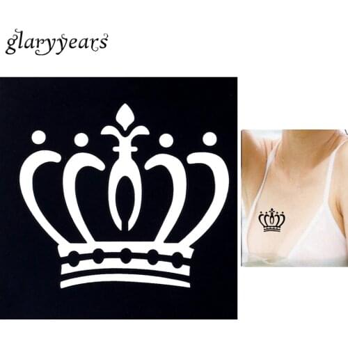 1pc Crown Airbrush Henna Tattoo Stencil Women Body Art Temporary Sticker Henna Tattoo Stencil Painting for Hand Leg Arm Feet G58