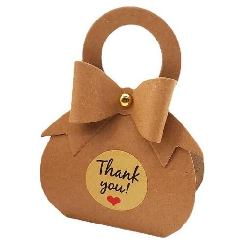 100pcs/lot DIY Paper Wedding Gift Christening Baby Shower Party Favor Boxes Delicate Candy Box with Tags