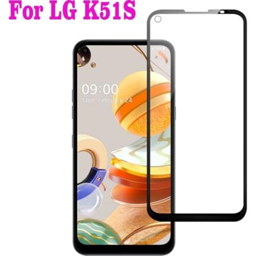 2PCS 3D High aluminum Tempered Glass For LG K51S Full Screen Cover 9H Explosion-proof Screen Protector Film For LG K51S