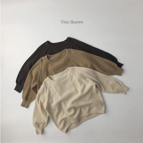 2021 new girls boys knitted sweater spring fashion kids pullover sweaters 1-6 years YL966