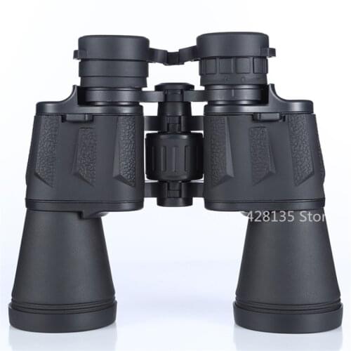 20x50 HD Portable Binoculars Black Binoculars Low Light Night Vision Hunting Professional Binoculars