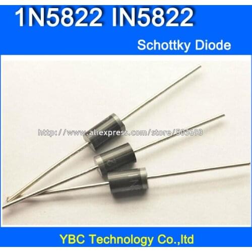 250pcs/lot 1N5822 IN5822 3A/40V Schottky Diode