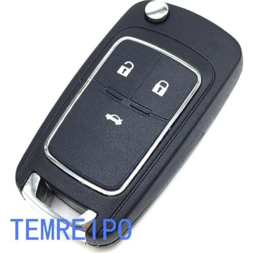 3 Buttons Replacement Modified Flip Folding Remote Key Shell Case For Buick Fob Key Cover