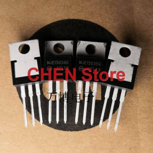 4pair ON MJE15034 MJE15035 TO-220 Audio pair tube Power push tube in audio MJE15034G MJE15035G transistor