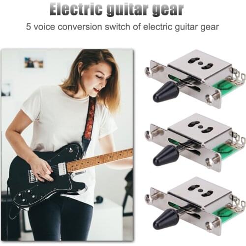 5pcs 5 Way Guitar Pickup Selector Switch Lightweight Portable Music Elements for ST SQ Electric Guitarra Accessories