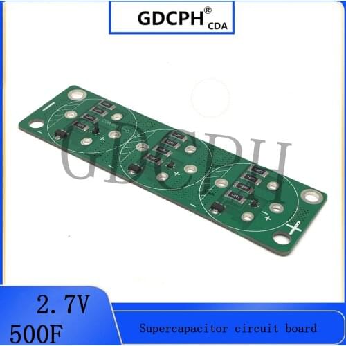.7V500F 2.7V360F 8.1V 8V 400F capacitor circuit board voltage regulator equalizer supercapacitor