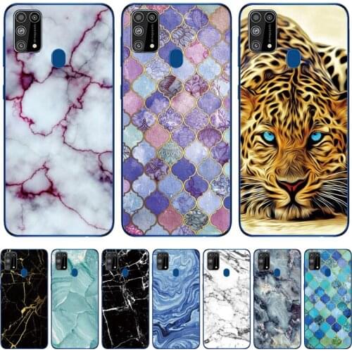 For Samsung Galaxy M31 Case 6.4" Silicone Soft TPU Protective Shell Cover Phone Case for Samsung M31 M 31 M315 Case Bumper Coque