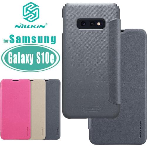 S10e case for Samsung Galaxy S10e Case NILLKIN Sparkle Luxury Flip Leather Cases for Samsung Galaxy S10e Back Cover Phone Case