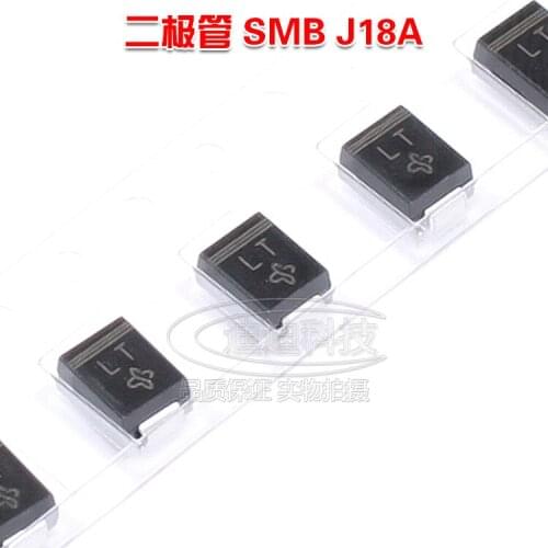 New SMBJ18A SMB Silkscreen One-way Transient Suppression Diode 600W 18V SMD