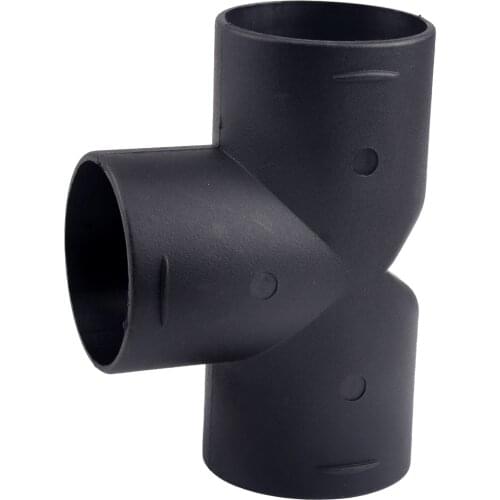 DWCX 60MM Plastic Ducting T Piece Outlet Exhaust Pipe Connector Car Accessories Fit for Eberspacher Webasto Heater