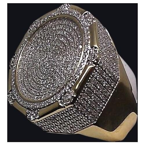 Hot Sale Turkish ful Men Ring Vintage Metal Men Antique en Rings for Women Fashion Punk Hip Hop Jewelry