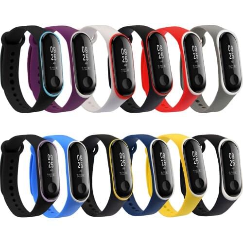 Gosear 12pcs Assorted Colors Fashion Watchband Replacement Wristband Watch Strap Wrist Bracelet Band for Xiaomi MiBand Mi Band 3