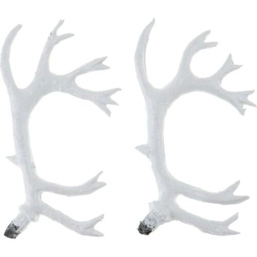 Artificial Gothic Deer Horns Headband, Cosplay Accessories Hair Hoop for and Adults