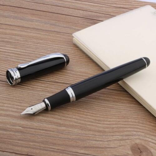 JINHAO X750 metal gift black Silver accessories Fountain Pen