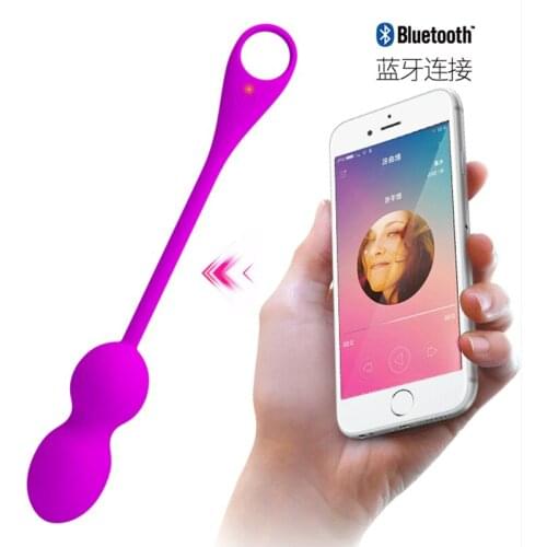 Kegel Master Ball Bluetooth Vibrator APP Remote Control Ben Wa Ball Vagina Tighten Training G Spot Stimulation Sex Toy for Woman