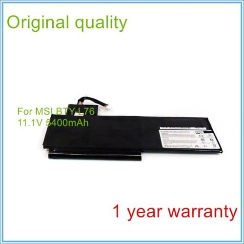 Original New BTY-L76 Laptop Battery For X7613 MD98802 MS-1771 XMG C703 GS70 GS72 GS60 BTY-L76 11.1V 5400mAh