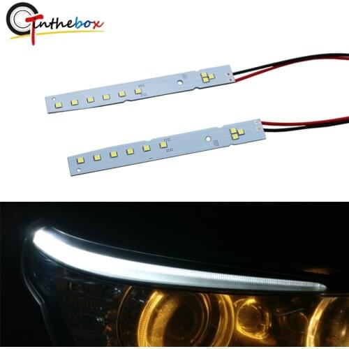 Gtinthebox For BMW E60 HID Matching White LED Eyelid Modules For 2008-2010 BMW E60 5 Series 528i 535i 550i M5 LCI Red Ice blue