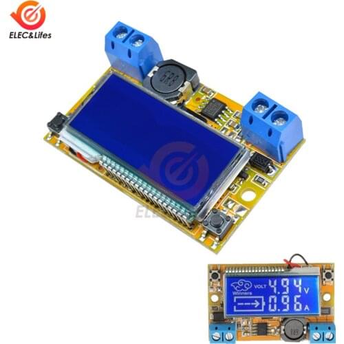 3A Adjustable LCD Digital Step-down Power Supply Module DC-DC 5-23V To 0-16.5V Voltage Current tester voltmeter Buck converter