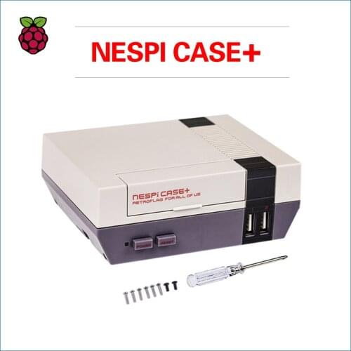 S ROBOT NESPi CASE Plus + 32G SD Card + Game Pad + 3A Swith Power Supply for Raspberry Pi 3 Model B+ RPI132