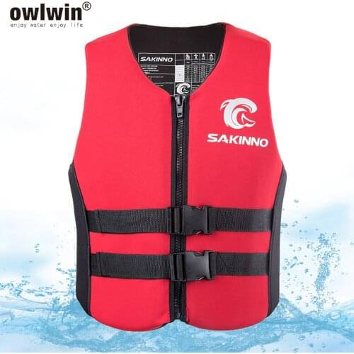 Adult life jackets surfing drifting swimming fishing childrens buoyancy vest marine flood protection and rescue protective vest