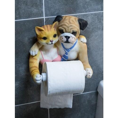 Wall decoration creative tissue box home accessories toilet wall hanging bathroom toilet paper roll holder girls room decor