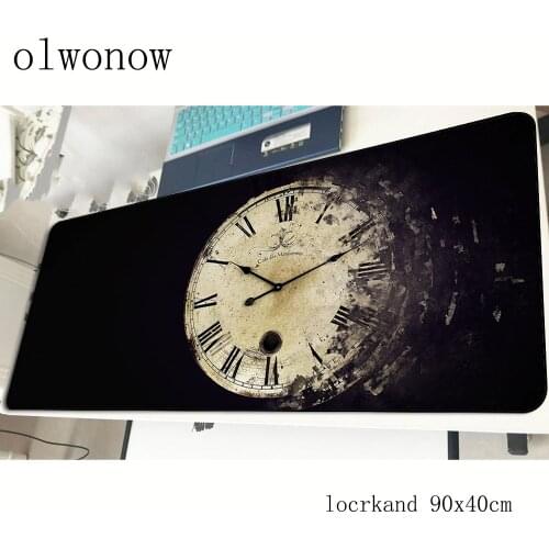 Clock mouse pad Gorgeous 900x400x2mm mousepads gifts gaming mousepad gamer large Colourful mouse pads keyboard pc pad