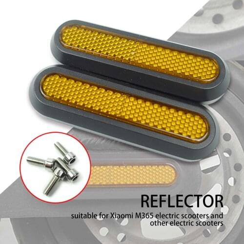 2pcs Wheel Cover Protect Shell Hub Axle Bolt Protector Rear Wheel Side Deck Reflective Part For Xiaomi Scooter M365/1s/pro/pro