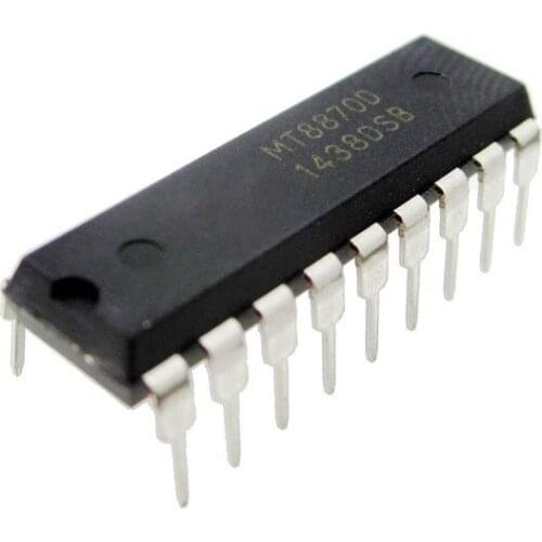 10pcs MT8870DE MT8870 MT8870D DIP-18 Telecom Line Management ICs