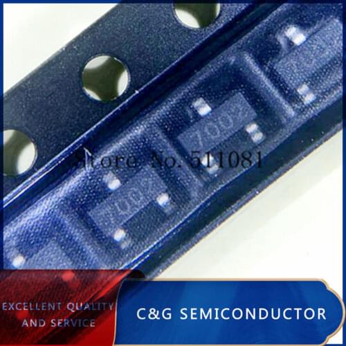 100PCS 2N7002 2N7002LT1G MOSFET N-CH 60V 300MA SOT-23