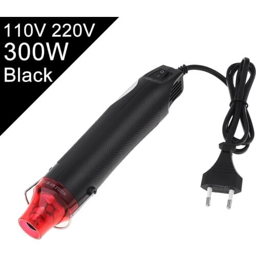 110V DIY Using Heat Gun Electric Power tool hot air 300W temperature Gun with supporting seat Shrink Plastic Accessories