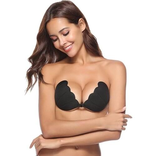 2019 Super Sticky Invisible Bras Self Adhesive bra Silicone Bra Push Up Strapless Bra