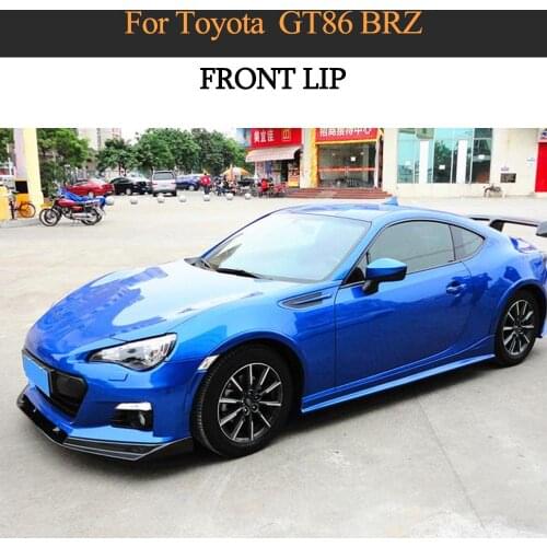 Car Front Bumper Lip Spoiler For Subaru BRZ 2013 - 2016 Car Front Lip Spoiler Splitters Carbon Fiber