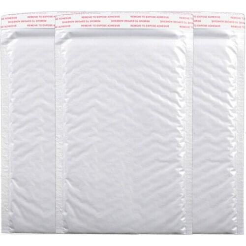 White Paper Envelopes Wedding Party Invitation Greeting Cards Paper Gift bag Pearl Film Bubble Envelope Mailing Bags 50pcs/lot