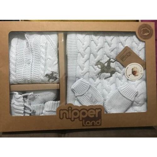 Caramell Knitted brand newborn set