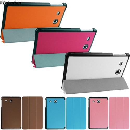 Flip PU Leather Shell Cover For Samsung Galaxy Tab E 9.6 Luxury Case For Samsung Galaxy Tab E T560 SM-T560/T561 Stand Smart Case