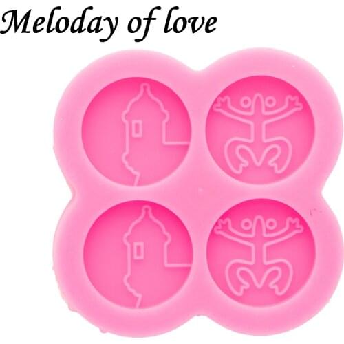 Coqui Taino Pr Flag/Puerto Rico Flag Earring Studs Resin Mold, PR Silicone Molds for Epoxy Resin, Molds Silicone Crafts DY0888
