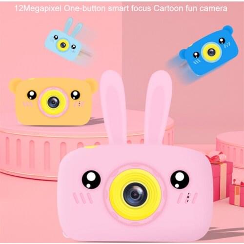 Childrens camera HD digital camera 2 inch cute cartoon Camera toys children birthday gift 1600w child toys Camera for boy girl