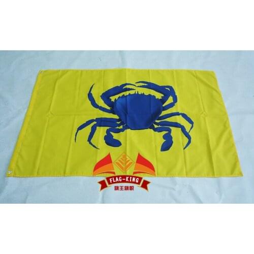 For crab 3*5 feet flag, crab 90*150CM 100% polyester banner