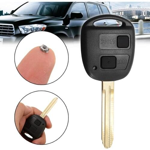 For Toyota Corolla Camry Prado Land Cruiser RAV4 1pc Car Remote Key Shell Micro Switches Button Pad