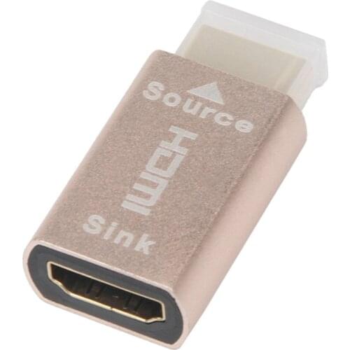 HDMI Lock Screen Signal Holder KVM HDMI2.0 Virtual Adapter EDID DDC Dummy Plug for HDMI Display Emulator Up to 3840X2160