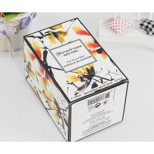 Customized logo UV coating paper men perfume packaging box ---DH12411