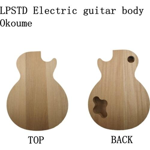 LPSTD Style Electric Guitar Body Okoume Mahogany Wood Body Semi Finished Barrel Electric Guitar Accessories