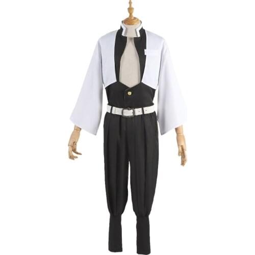 Demon Slayer: Kimetsu No Yaiba Sanemi Shinazugawa Costume Stock Cosplay Costume