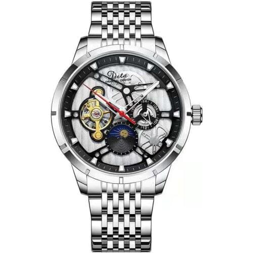 Mechanical watch Mark Wafer automatic mens watches pure steel waterproof mechanical watch