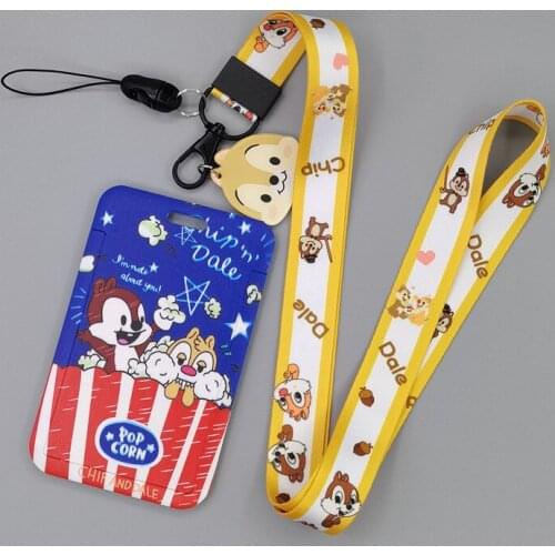 LB1467 Squirrel Cute Lanyard for Key Neck Strap lanyards id badge holder Key Chain Key Holder Hang Rope Key Rings Accessories