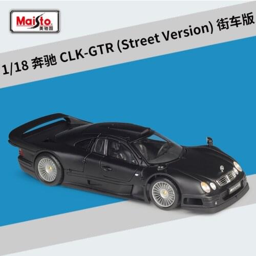 Maisto 1:18 Diecast MB Street Version SL63 AMG CLK-GTR 1955 300S 1967 280SE SL550 Red Black White High Simulator Alloy Model Car