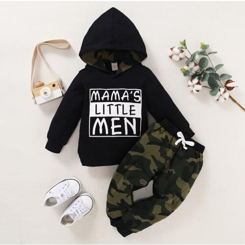Fashion Toddler Infant Kids Baby Boys Girls Spring Autumn Long Sleeve Letter Printed Hooded Hoodies+Pants Sports Outfits Set#p4