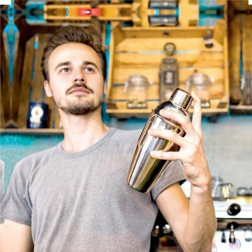 Stainless steel cocktail shaker set bar barware alcohol wine bartender kitchen tools gadgets mini stirrer cocktail accessories